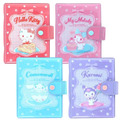Sanrio 三麗鷗 PVC 6孔活頁貼紙簿 (格紋款) Kitty 美樂蒂 大耳狗 酷洛米