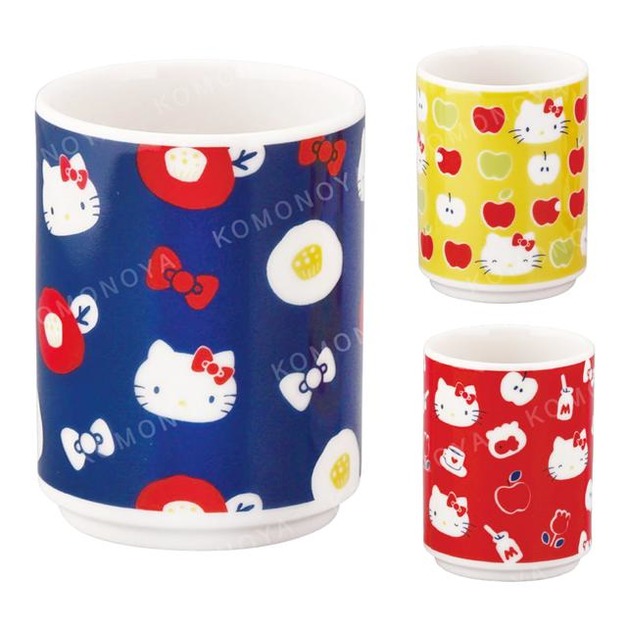 Sanrio 三麗鷗 Hello Kitty 陶瓷茶杯 300ml (和風餐具系列)