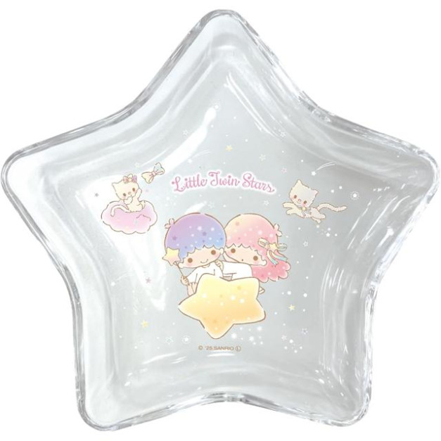 Sanrio 三麗鷗 玻璃星型盤 (透明款)