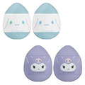 Sanrio 三麗鷗 氣墊小粉撲2入組 (幾何圖款) Kitty 美樂蒂 酷洛米 大耳狗_3