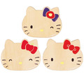 Sanrio 三麗鷗 Hello Kitty 造型木質杯墊 (和風餐具系列)