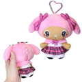 Sanrio 三麗鷗 絨毛玩偶零錢包吊飾 (古銅辣妹款) 酷洛米 美樂蒂_2