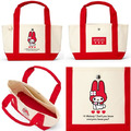 ▲新品特價 Sanrio 三麗鷗 棉質手提午餐袋 (復古系列) Kitty 美樂蒂 雙子星_3