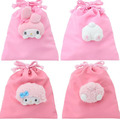 ▲新品特價【現貨+預購】Sanrio 三麗鷗 玩偶造型束口袋 (卡哇伊雜貨舖) Kitty 布丁狗 花小兔 大耳狗_2