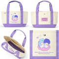 ▲新品特價 Sanrio 三麗鷗 棉質手提午餐袋 (復古系列) Kitty 美樂蒂 雙子星_4