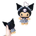 Sanrio 三麗鷗 絨毛玩偶零錢包吊飾 (曬黑豹紋款) Kitty 布丁狗 酷洛米_3
