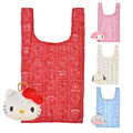 Sanrio 三麗鷗 絨毛玩偶造型環保購物袋 (復古大臉款) Kitty 美樂蒂 帕恰狗 漢頓