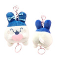 Tamagotchi 塔麻可吉 絨毛玩偶伸縮鑰匙圈 (抱愛心款) 麻美吉 咪咪吉_2