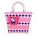 Sanrio 三麗鷗 x ROOTOTE 編織手提袋 (彩色方格款) Kitty 酷洛米 大耳狗_1
