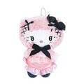 Sanrio 三麗鷗 絨毛玩偶零錢包吊飾 (暗夜天使) Kitty 美樂蒂 大耳狗_1