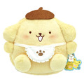 Sanrio 三麗鷗 布丁狗 絨毛造型化妝包 圍兜兜 (30週年系列)