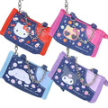 Sanrio 三麗鷗 牛仔零錢包吊飾 (拼色大臉款) Kitty 酷洛米 大耳狗