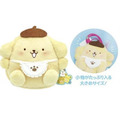 Sanrio 三麗鷗 布丁狗 絨毛造型化妝包 圍兜兜 (30週年系列)_1