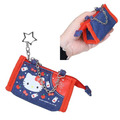 Sanrio 三麗鷗 牛仔零錢包吊飾 (拼色大臉款) Kitty 酷洛米 大耳狗_1