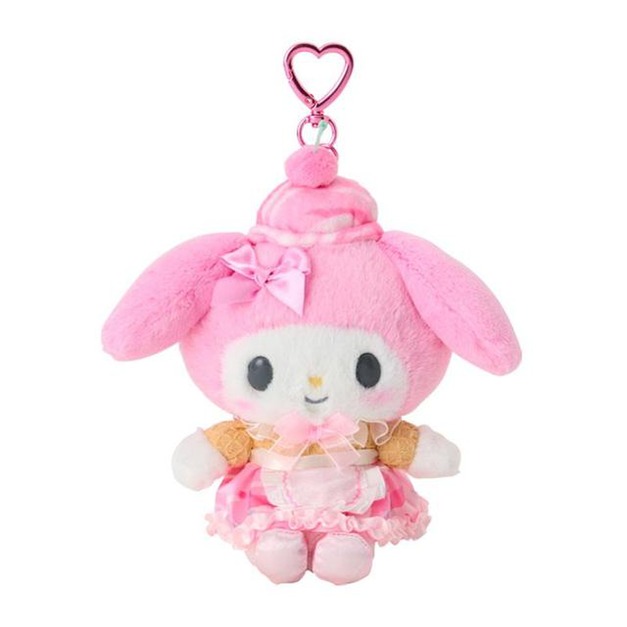 ▲新品特價【預購】Sanrio 三麗鷗 美樂蒂 絨毛玩偶吊飾 (夏日冰淇淋專賣店)
