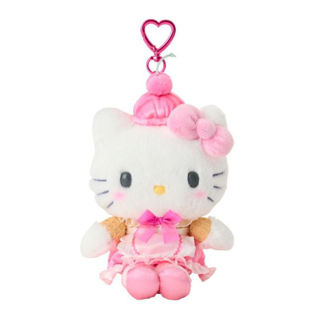 ▲新品特價【預購】Sanrio 三麗鷗 Hello Kitty 絨毛玩偶吊飾 (夏日冰淇淋專賣店)