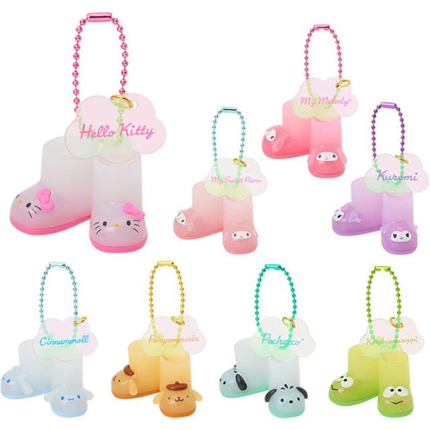 ▲新品特價【預購】Sanrio 三麗鷗大集合 造型公仔吊飾 全套盲盒8入組 (極光雨季系列)