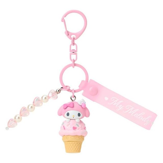 ▲新品特價【預購】Sanrio 三麗鷗 美樂蒂 PVC造型公仔吊飾 (夏日冰淇淋專賣店)