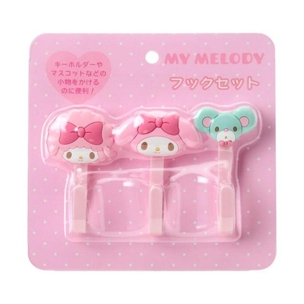 ▲新品特價【預購】Sanrio 三麗鷗 美樂蒂 造型掛勾3入組 (2026居家生活)