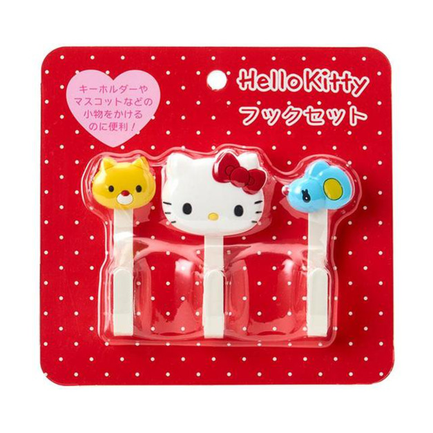 ▲新品特價【預購】Sanrio 三麗鷗 Hello Kitty 造型掛勾3入組 (2026居家生活)