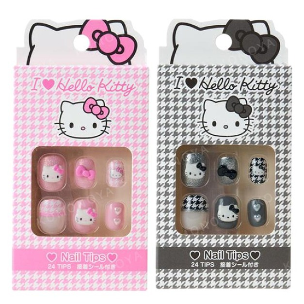 Sanrio 三麗鷗 Hello Kitty 造型指甲貼片 24枚入 (I Love Hello Kitty)