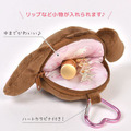 Sanrio 三麗鷗 蜜糖邦尼 絨毛造型零錢包吊飾 (大頭款)_4