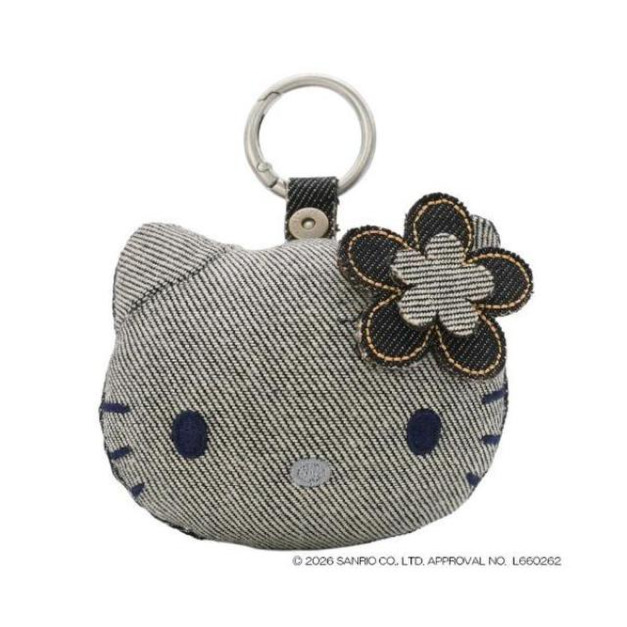 Sanrio 三麗鷗 x SOMETHING 牛仔布玩偶吊飾 (花朵款)