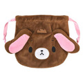 Sanrio 三麗鷗 蜜糖邦尼 絨毛造型束口袋 (大臉款)_2