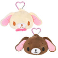 Sanrio 三麗鷗 蜜糖邦尼 絨毛造型零錢包吊飾 (大頭款)