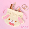 Sanrio 三麗鷗 蜜糖邦尼 絨毛造型束口袋 (大臉款)_4