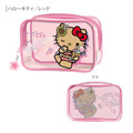 Sanrio 三麗鷗 PVC透明化妝包 (曬黑泳衣款) Kitty 酷洛米 大耳狗_2