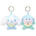 Sanrio 三麗鷗 絨毛玩偶吊飾 (嬰兒 好友圍兜兜款) Kitty 布丁狗 大耳狗_4