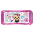 Sanrio 三麗鷗 PVC方形拉鍊筆袋 (曬黑扶桑花款) Kitty 美樂蒂 酷洛米 大耳狗_1