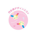 Sanrio 三麗鷗 花小兔 絨毛造型筆袋 (大臉款)_3