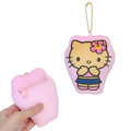 Sanrio 三麗鷗 絨毛造型零錢包吊飾 (曬黑扶桑花款) Kitty 美樂蒂 酷洛米 大耳狗_1