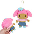 Sanrio 三麗鷗 絨毛玩偶吊飾 (曬黑扶桑花款) Kitty 美樂蒂 酷洛米 大耳狗_2