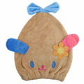 Sanrio 三麗鷗 花小兔 絨毛造型吸水髮帽 (烤焦花花系列)_2