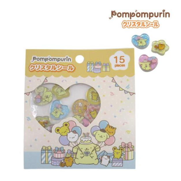 Sanrio 三麗鷗 布丁狗 立體造型貼紙組 15枚入 (生日禮物款)