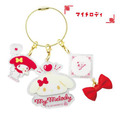 Sanrio 三麗鷗 壓克力三連鑰匙圈 (美味肉包系列) Kitty 美樂蒂 酷洛米 大耳狗_2
