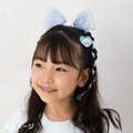 Sanrio 三麗鷗 紗質蝴蝶結造型髮圈 (大臉款) Kitty 大耳狗 酷洛米_4