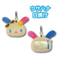 Sanrio 三麗鷗 花小兔 絨毛造型伸縮票卡零錢包 (烤焦花花系列)_2