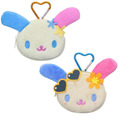 Sanrio 三麗鷗 花小兔 絨毛造型零錢包吊飾 (烤焦花花系列)