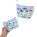 Sanrio 三麗鷗 花小兔 皮質三角收納包吊飾 (烤焦花花系列)_1