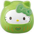 Sanrio 三麗鷗 Hello Kitty 陶瓷造型存錢筒 (抹茶 達摩款)
