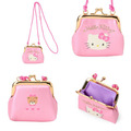 Sanrio 三麗鷗 皮質口金包附背帶 (大臉款) Kitty 酷洛米 大耳狗_2