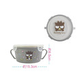 Sanrio 三麗鷗 兒童雙耳不鏽鋼隔熱餐碗 (大臉款) 大耳狗 酷企鵝_2