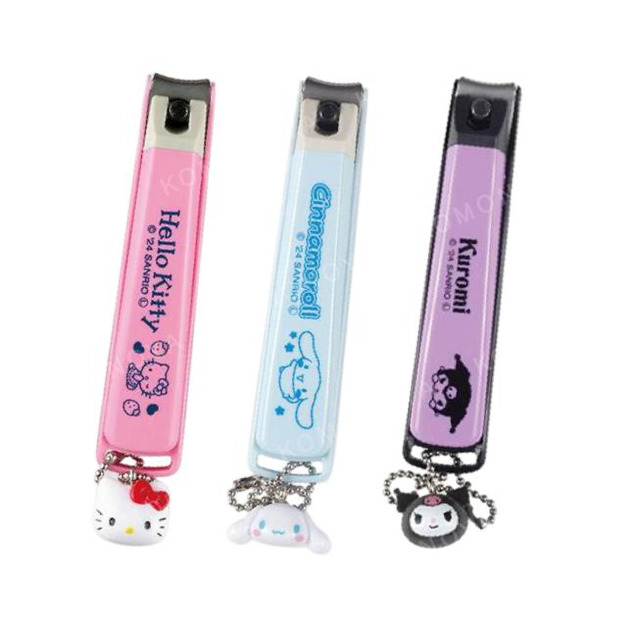 Sanrio 三麗鷗 不鏽鋼指甲剪 S (大臉吊飾款) Kitty 大耳狗 酷洛米