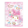 Sanrio 三麗鷗 36K線圈筆記本 美樂蒂 酷洛米 布丁狗_1