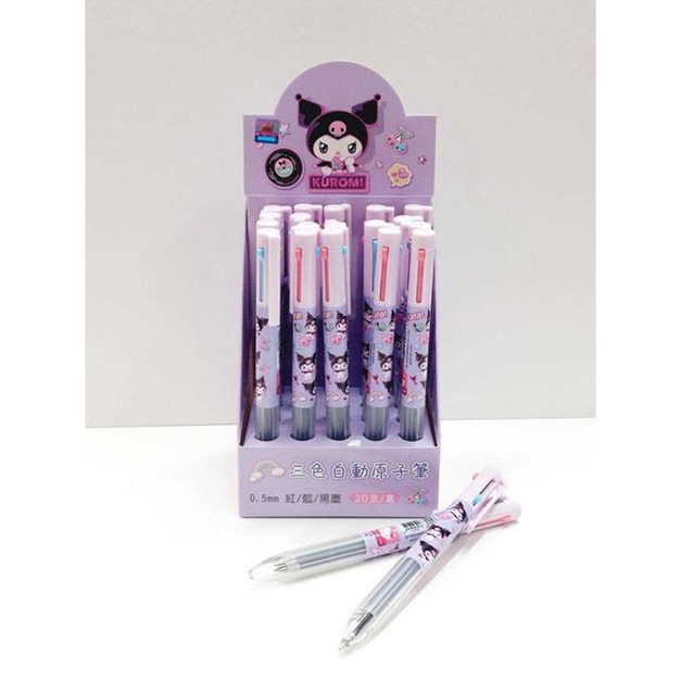 Sanrio 三麗鷗 酷洛米 三色原子筆 0.5mm (紫款)