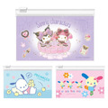 Sanrio 三麗鷗 100K滑扣夾鏈收納袋 美樂蒂 帕恰狗 花小兔